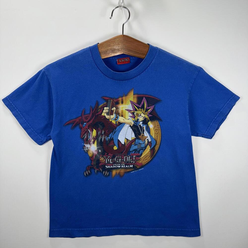 VTG 90’s Yu-Gi-Oh Blue Graphic T-Shirt - M